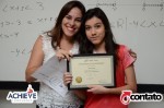 Entrega do Certificate Of Achievement - TOEFL
