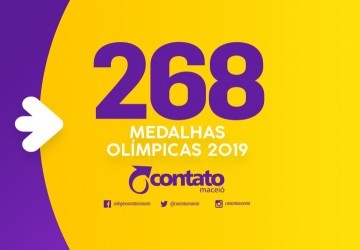 Contato conquista 268 medalhas olímpicas